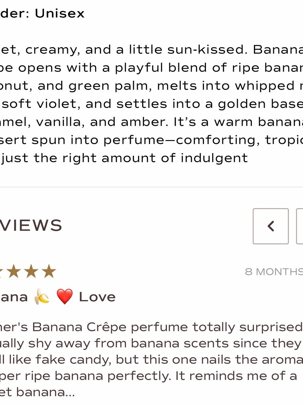 NEW Oakcha Banana Crêpe Extrait de Parfum - Picture 4 of 6